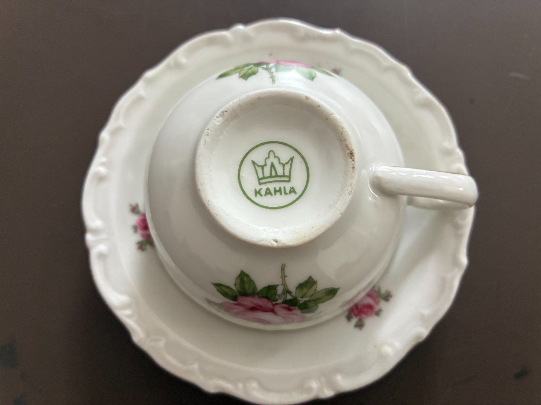 Tazze: 4 tazzine con piattini antiche – Usato da Grono venduto da don_kb8f 3