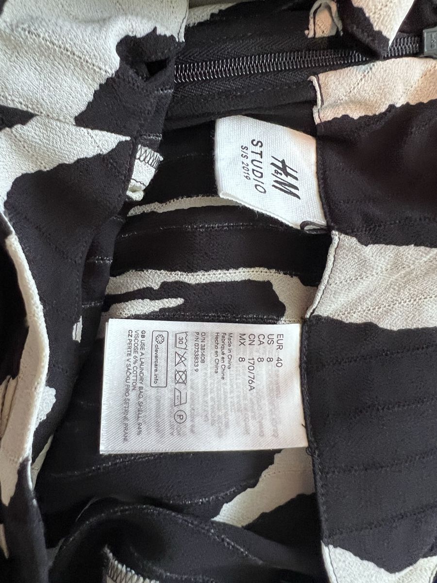 H&M Gonne: Black and white skirt – Usato da Zürich venduto da ale_6ks9 1