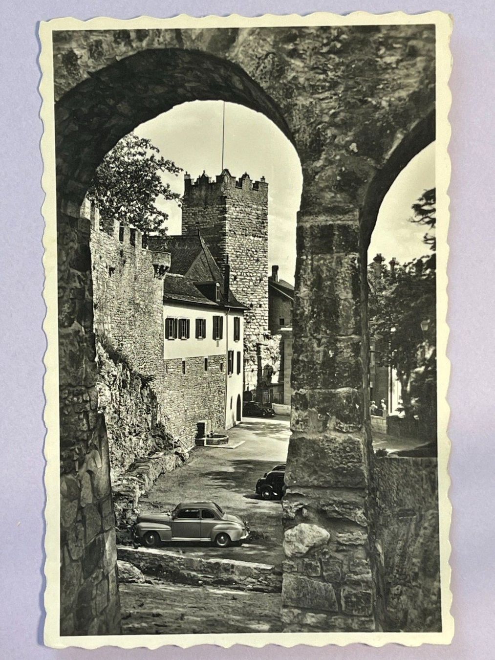 Ansichtskarten: Neuchâtel - Tour des prisons – Gebraucht aus Steg VS von _vinci_