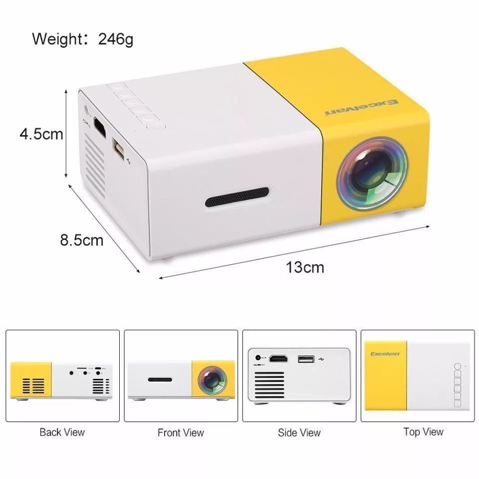 Proiettori: LED HDMI Mini Projektor – Nuovo e nell'imballaggio originale da Winterthur venduto da Neilpryde01 5