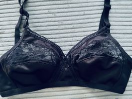 Damen BH schwarz mit Spitze verstellbare Träger