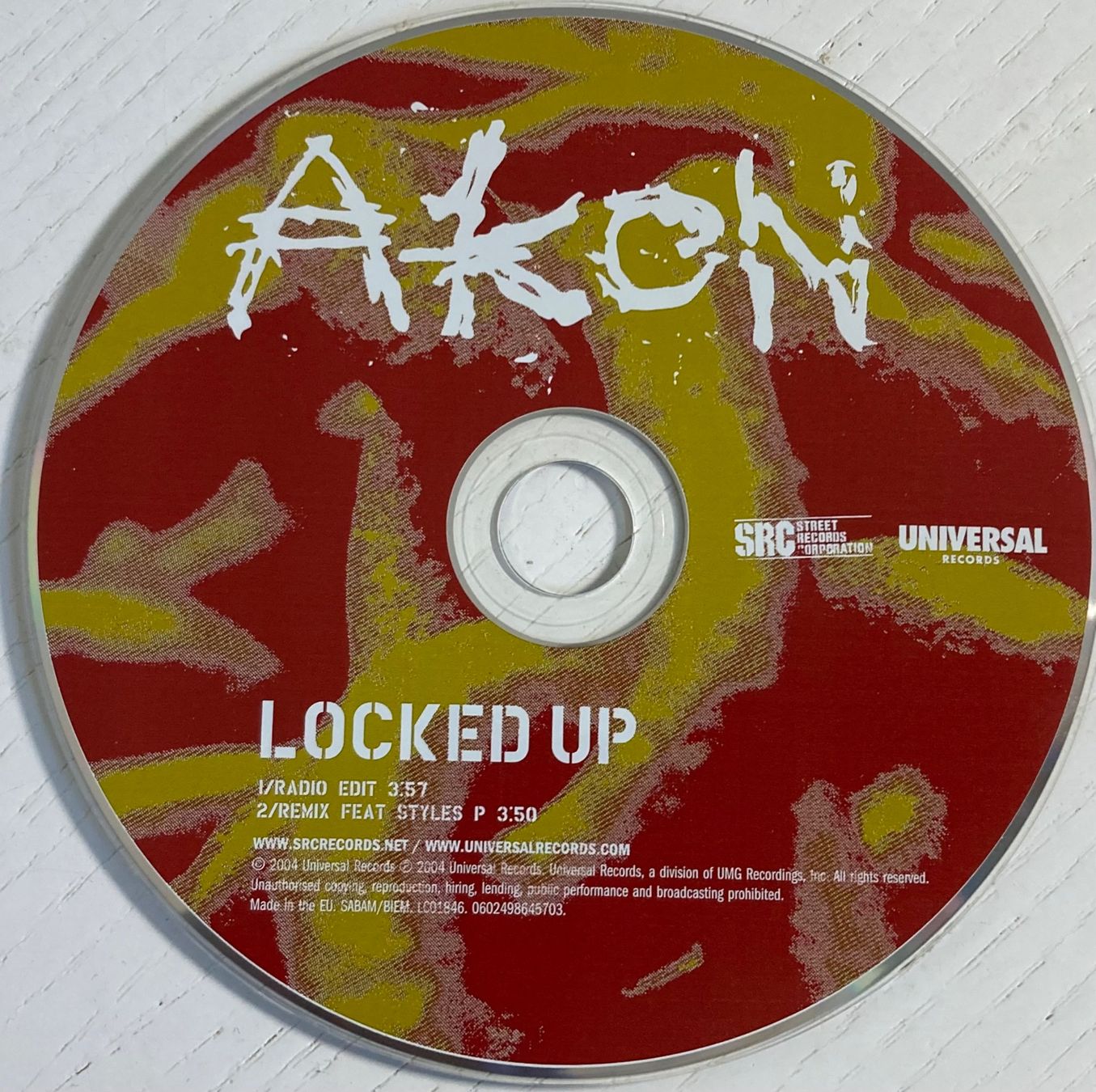 CDs: AKON - LOCKED UP – Gebraucht aus Poliez-Pittet von Newtown-Records 2