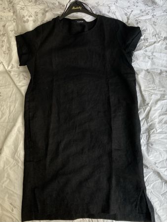 TAIFUN Kleid/ Tunika, Leinen, schwarz, neu, Gr 40
