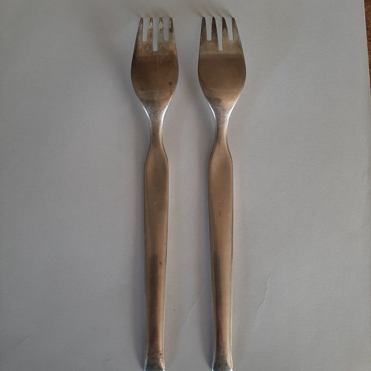 Cuillère à Sucre En Métal Argenté Vintage, Poinçon Ancre Marine, 20,7 Cm