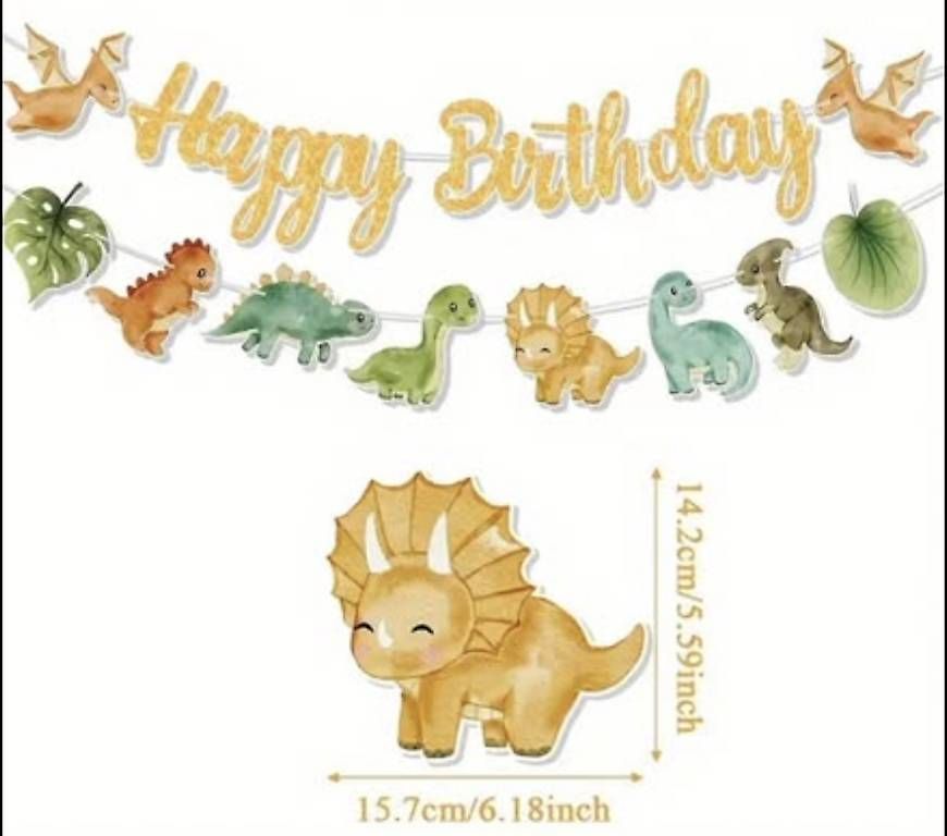 Tutte le decorazioni: Dino Geburtstagsdeko – Usato da Uzwil venduto da nana.93 1
