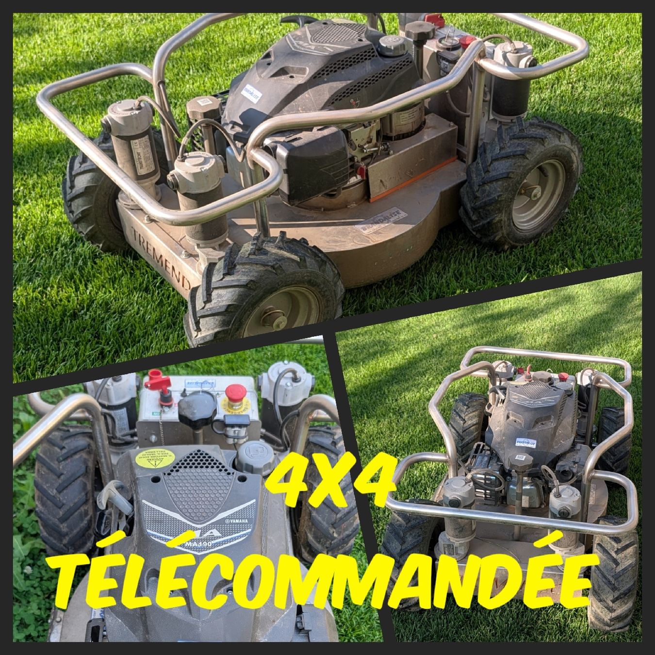 Tutte le macchine: A LOUER Faucheuse / Débroussailleuse 4x4 télécommandée – Usato da La Place (Ayent) venduto da s4c4