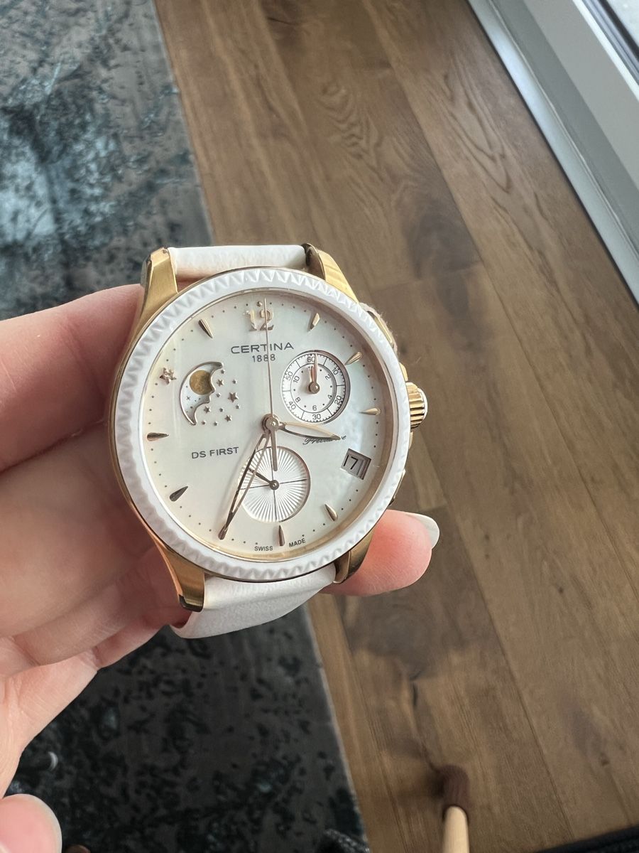 Certina Orologi: Certina DS First Lady Moon Phase Armbanduhr – Usato da Thal venduto da per_mr5j