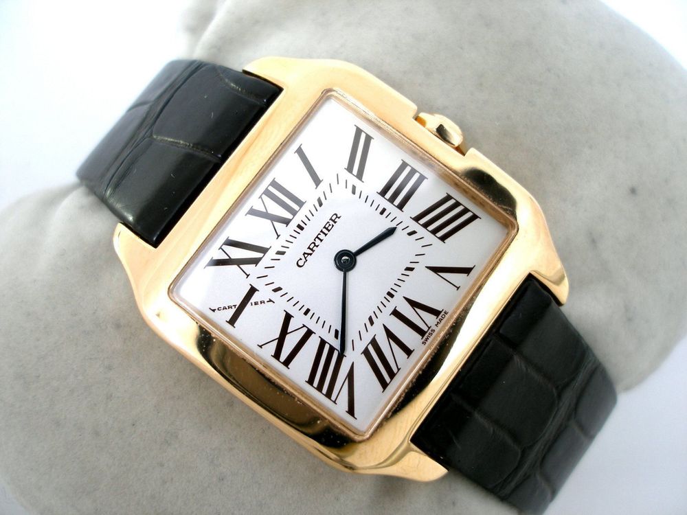 CARTIER SANTOS DUMONT 18K QUARTZ 2788 LUXUS HERRENUHR
