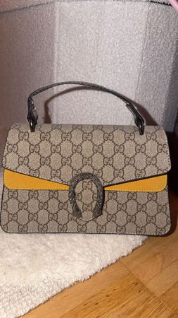 Handtasche Dionysus beige gelb guter Zustand