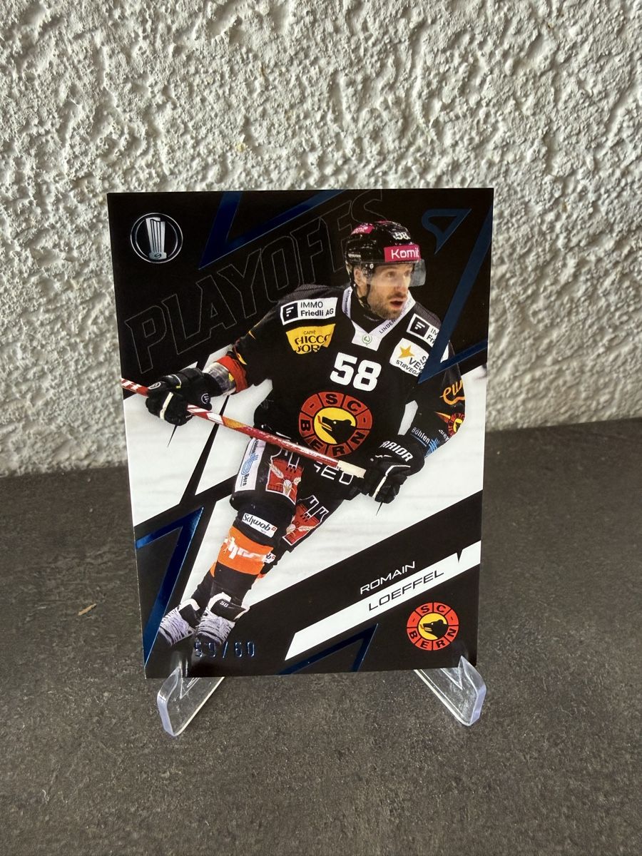 Sportzoo Sammelbilder & Trading cards: 59/60 - Romain Loeffel - SC Bern – Neu und originalverpackt aus Réchy von Leeroy1998