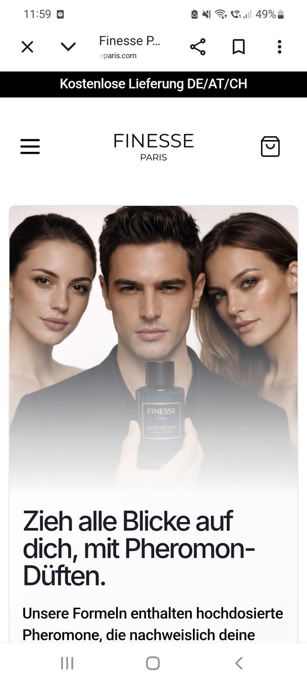 Profumi & Eau de Toilette: FINESSE DEEP DESIRE Parfum 50ml NEU – Nuovo e nell'imballaggio originale da Meilen venduto da Angelinaa98 2