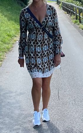 Sexy Vestito di cottone con seta-M/L-alta qualità