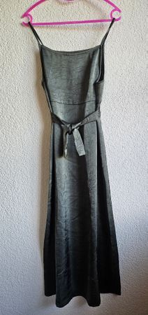 Sommerliches Kleid von H&M, dunkelgrün, Gr. 152, Top Zustand