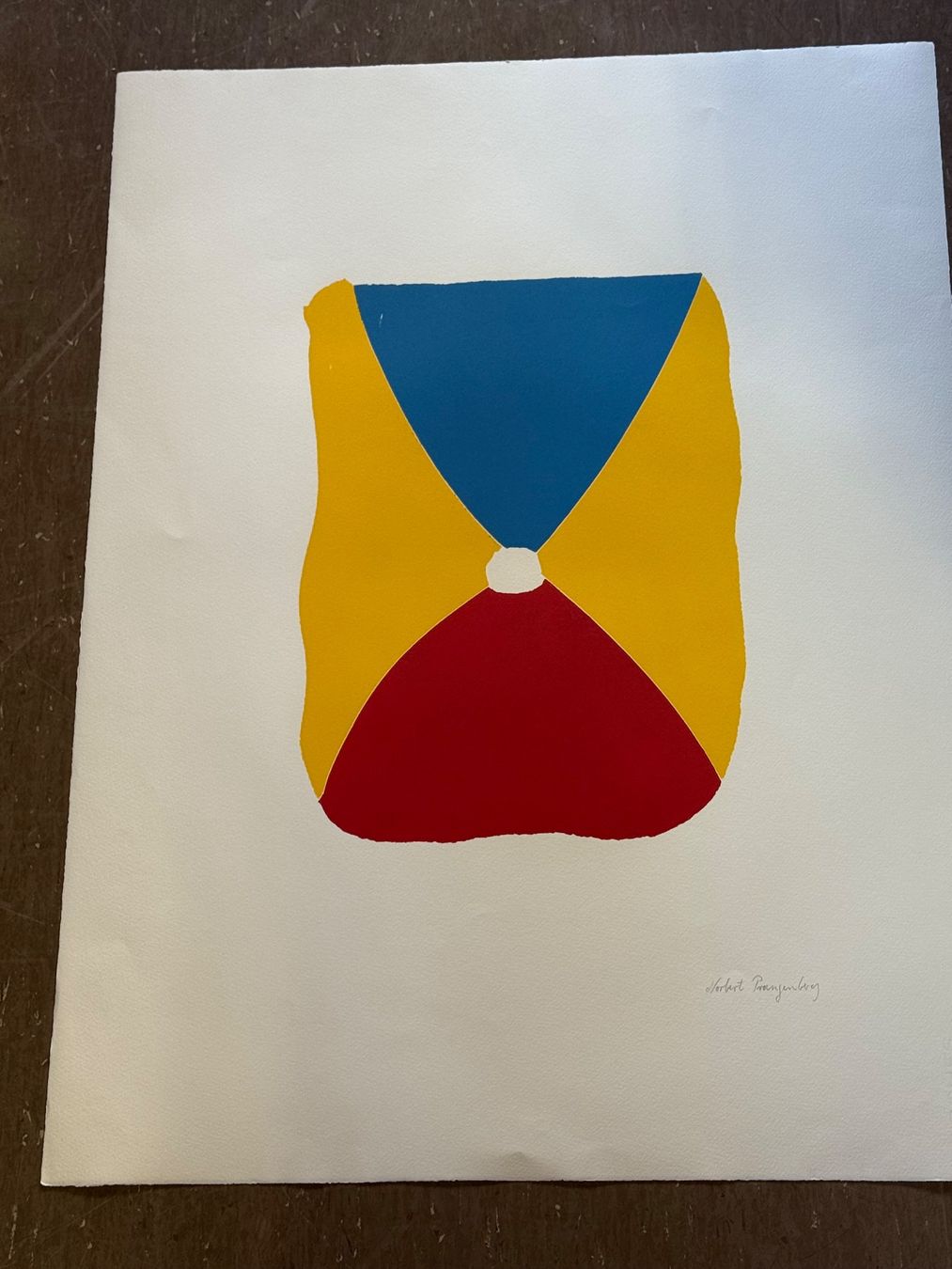 Grafica & Litografie: PRANGENBERG Norbert 1949-2012 konkrete Kunst signiert – Usato da Bern venduto da Jwpm66