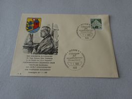 Ersttagsbrief Das Nordertor in Flensburg 7.1.1966 Bonn 1