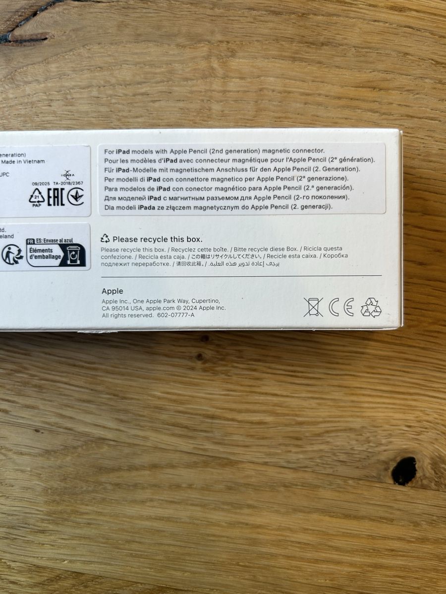 Apple Penna & Evidenziatori: Apple Pencil (2.Gen) – Nuovo e nell'imballaggio originale da Holderbank SO venduto da koc_q2zl 3