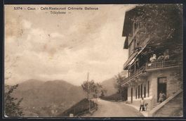 Caux, Café-Restaurant Cremerie Bellevue