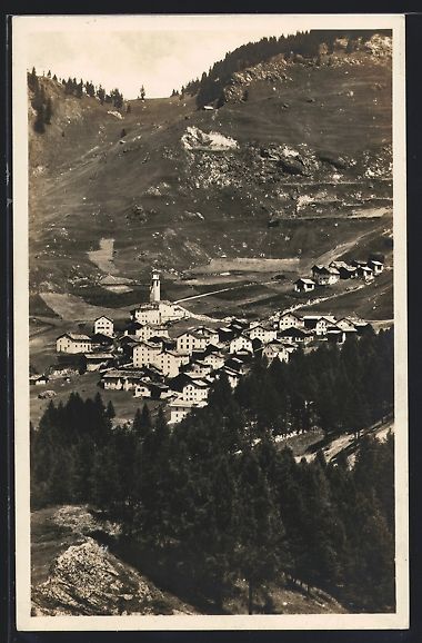 Cartoline postali: AK Sur im Oberhalbstein, Teilansicht – Usato da Berlin venduto da bartko-reher