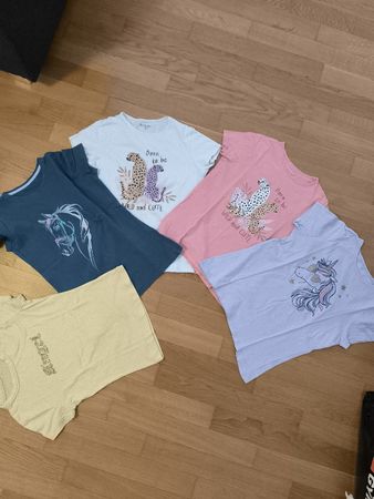 5 Stk. Mädchen T-Shirt grösse 143