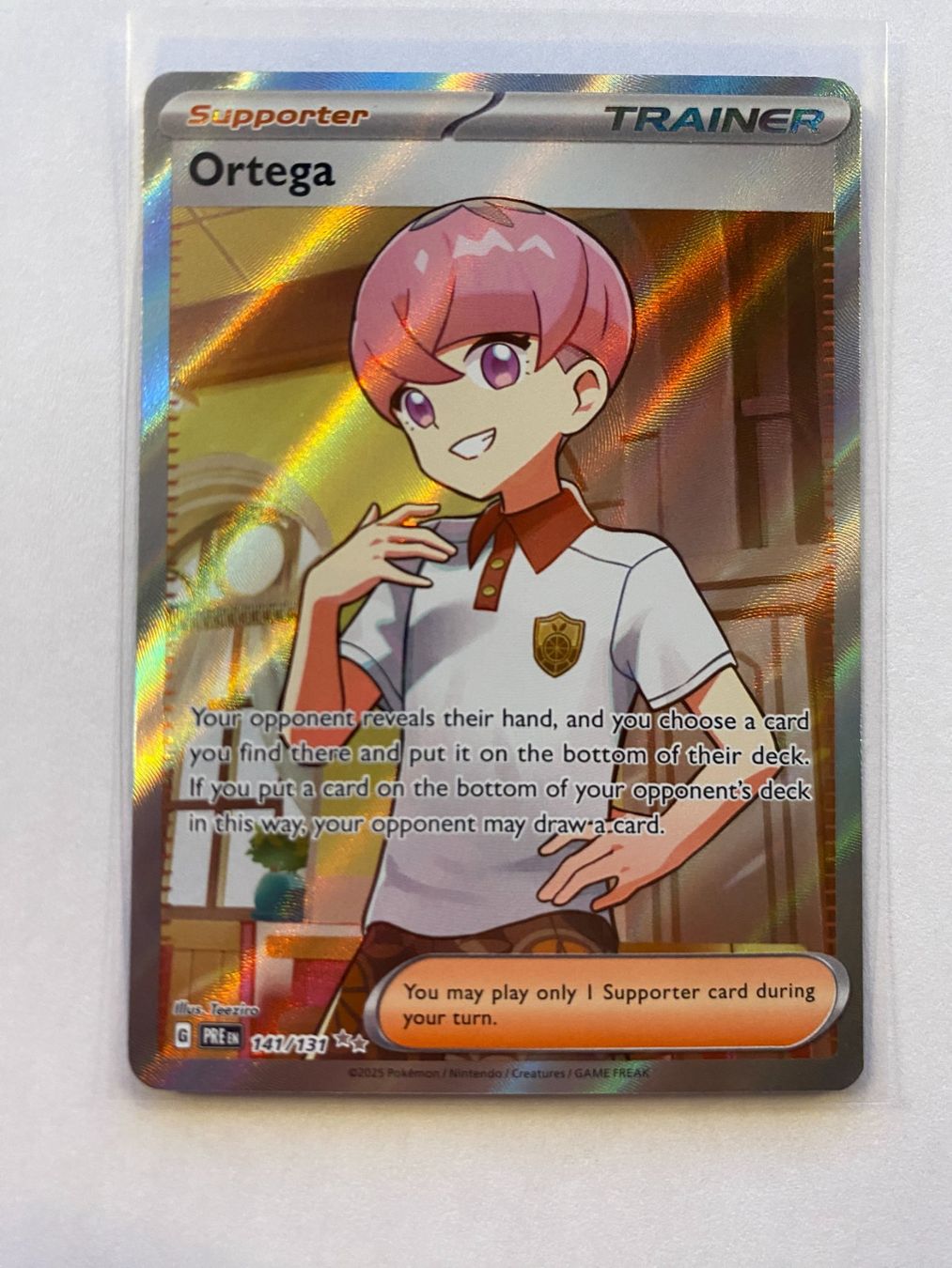 Pokémon Carte collezionabili: Pokemon Ortega 141/131 Prismatic Evolution EN – Nuovo (secondo la descrizione) da Weingarten-Kalthäusern venduto da McGmavlo