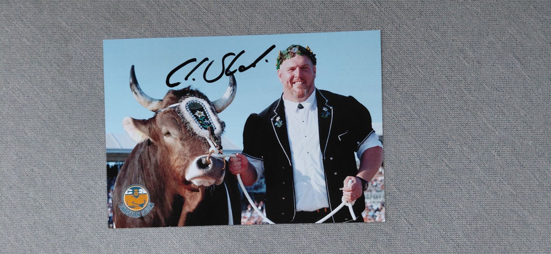 Autografi: Autogrammkarte Christian Stucki – Usato da Schmerikon venduto da Olympia04