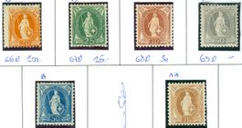 1894/1900 Schweiz Steh Helvetia