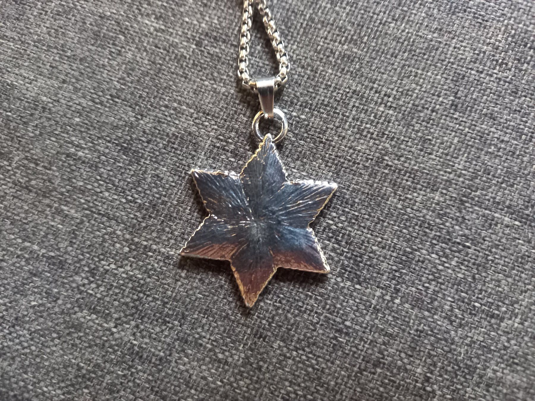 Catenine: 3x Davidstern Halskette mit Strass 60cm - Collier étoile – Nuovo e nell'imballaggio originale da Bussigny venduto da NATURALO 2