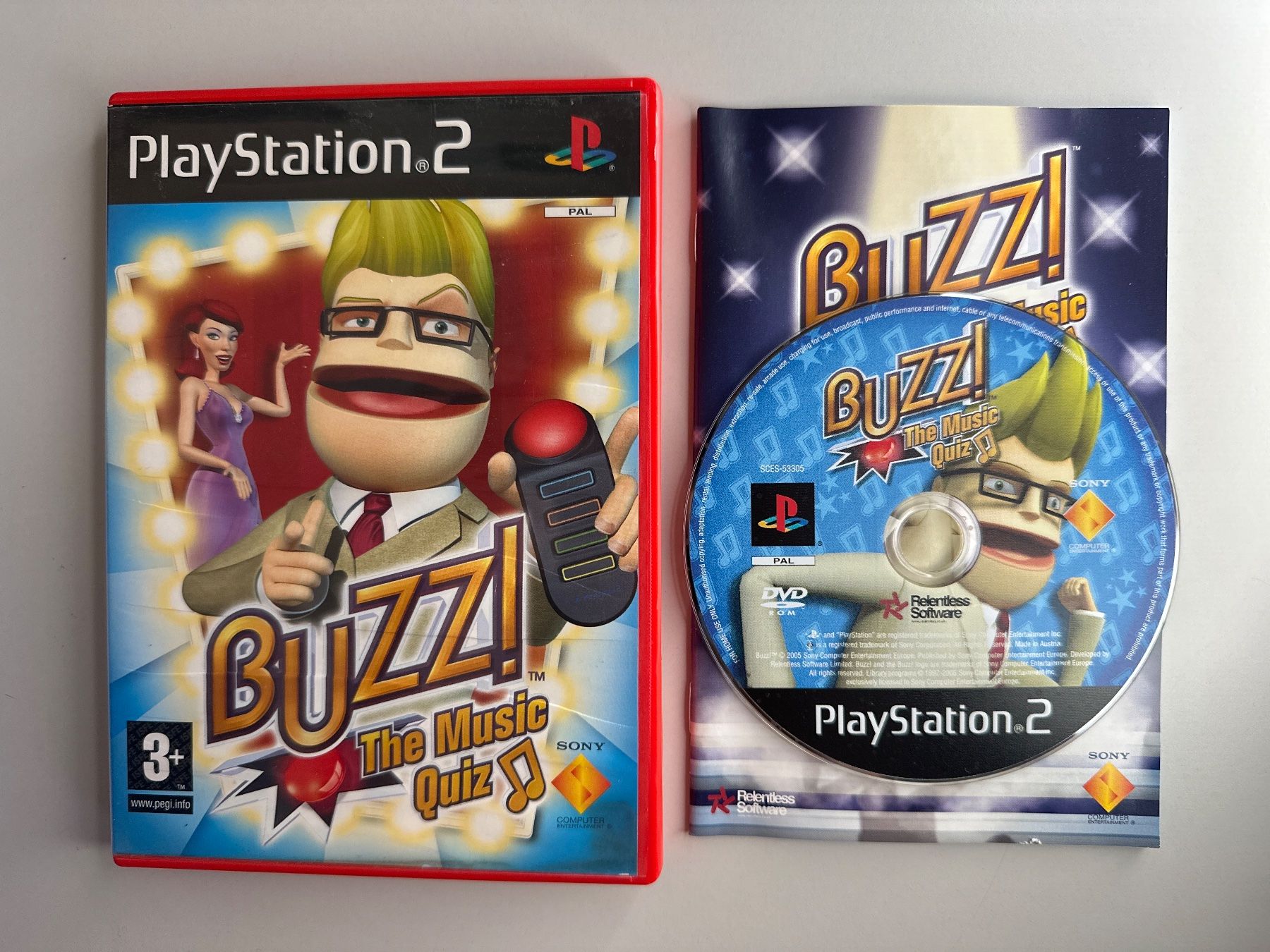 Sony Giochi: Buzz the music quiz - PS2 – Usato da St.gallen venduto da taduz