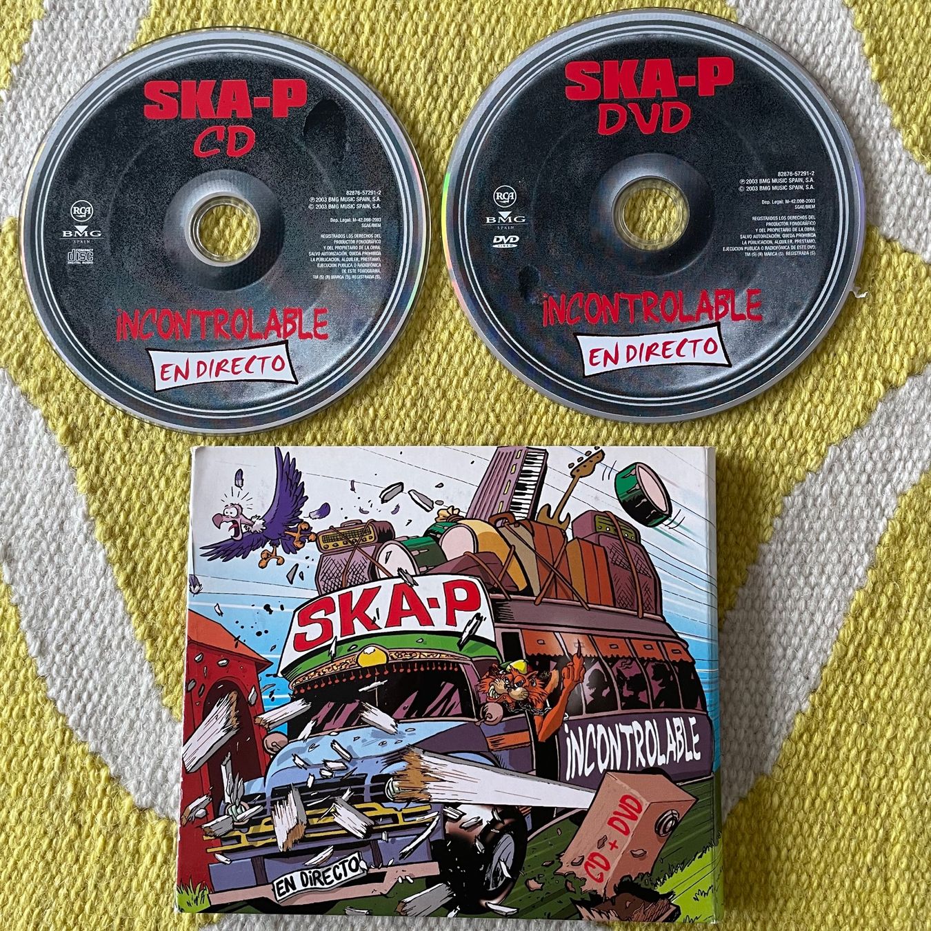 CD: SKA-P-CD+DVD INCONTROLABLE (DIGIPACK) – Usato da Rorschacherberg venduto da CD-Roli