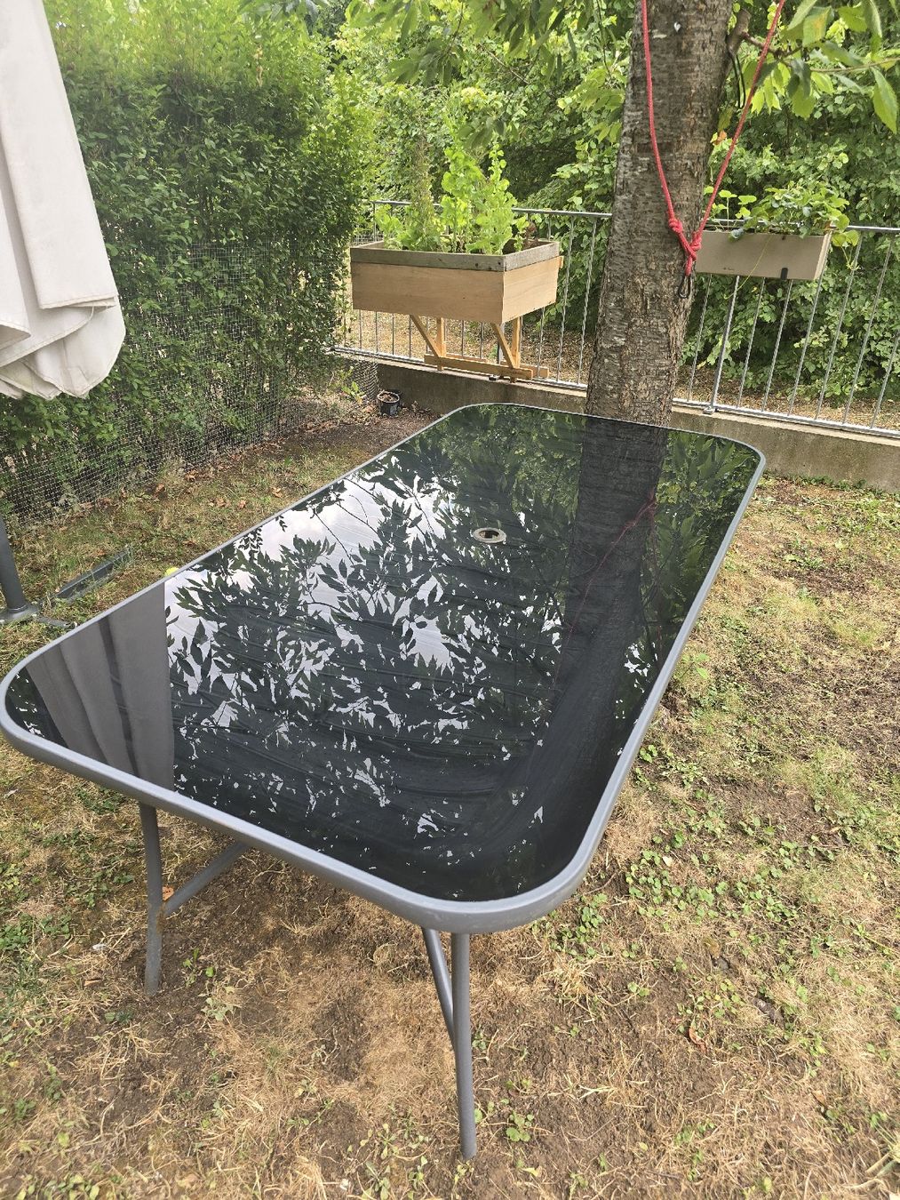Tavoli: Gartentisch Metall/Glas – Usato da Giebenach venduto da stefan50111