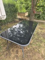 Gartentisch Metall/Glas