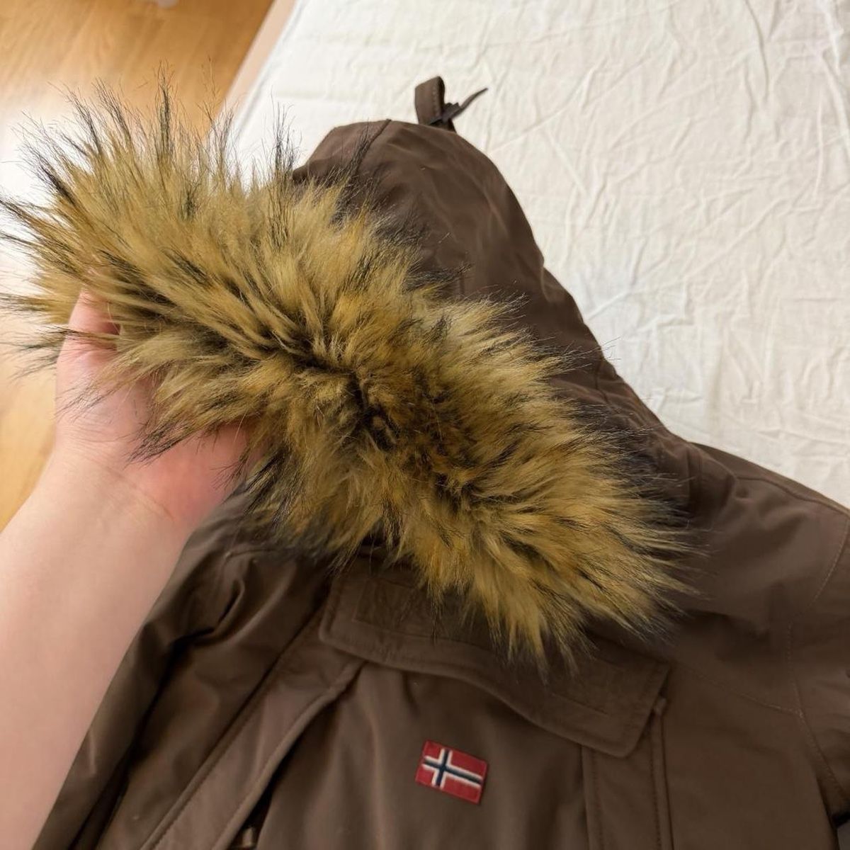 Napapijri Vestes: Napapijri skidoo brown jacket – D'occasion à Vacallo par vavas 4