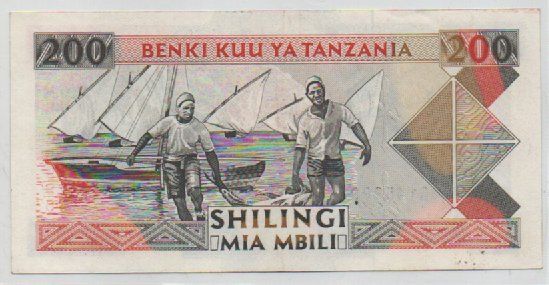 Banconote: 200 SHILINGI - TANZANIA – Nuovo (secondo la descrizione) da CHIASSO venduto da Rochelle59. 1