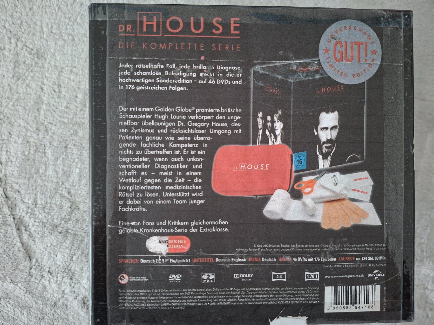 Tutti i DVDs: Dr. HOUSE  1- 8  STAFFELN -  BOX – Usato da Aesch BL venduto da Burschi59 2