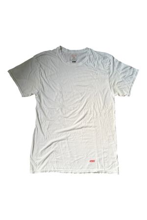 Supreme T-Shirt Weiss M/M Hanes Comfort Soft