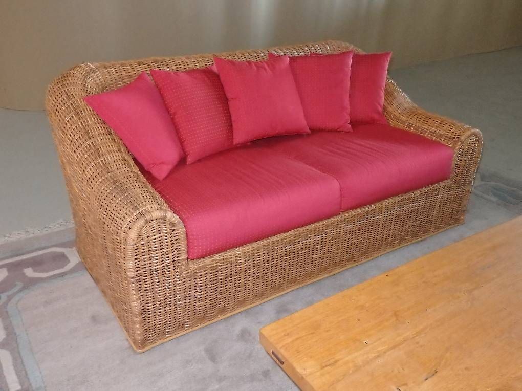 Divani: Bettsofa und 2 Sessel aus Rattan – Usato da Adlikon b.Regensdf venduto da mon_xpp7 1