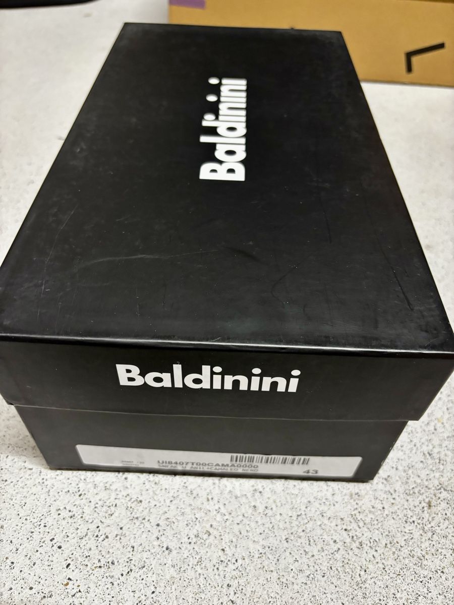 Baldinini Scarpe da uomo: Baldinini Black leather shoes Size 43 – Usato da Bülach venduto da Lummax 2