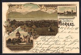 Litho Morges, Chateau de Vufflens, L'Ars
