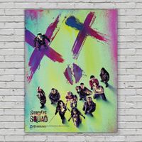 Suicide Squad – Glas-Poster Suicide Squad, 30 x 40 cm