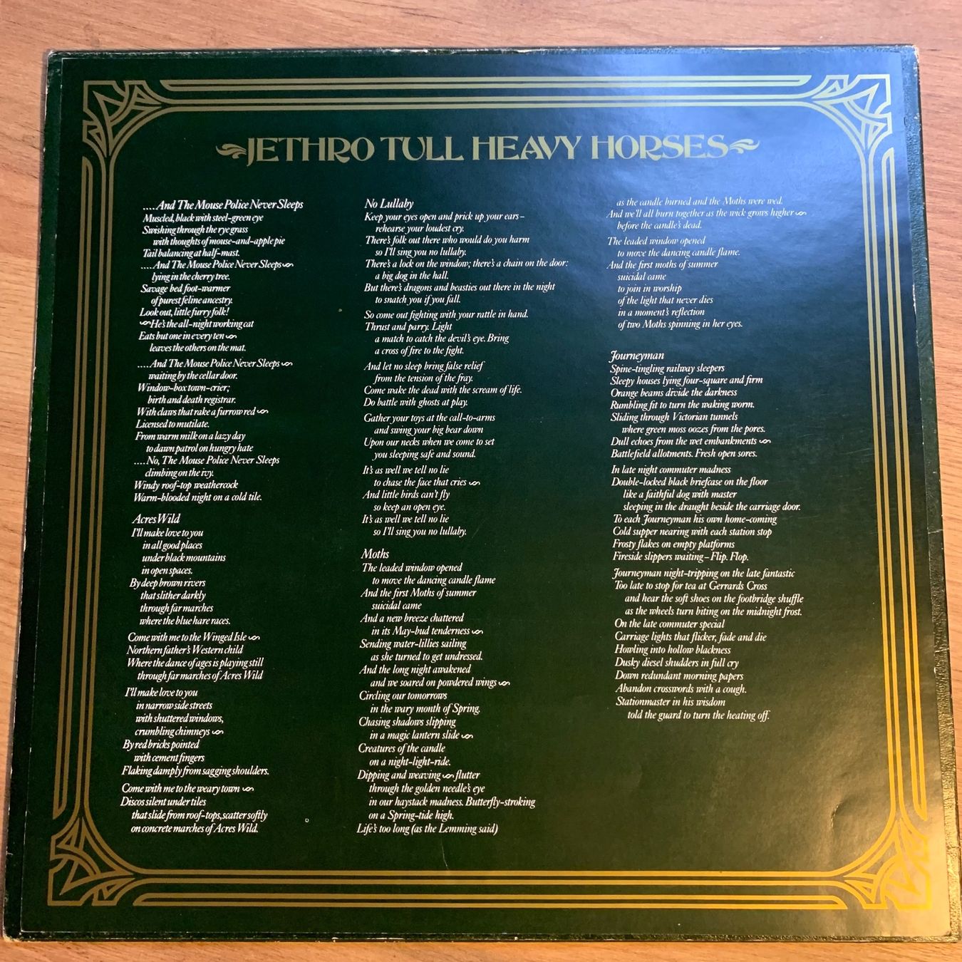 Dischi in vinile: JETHRO TULL - HEAVY HORSES...OG GER 1978...VG++/VG+ – Usato da Gals venduto da Diskopatshop 3