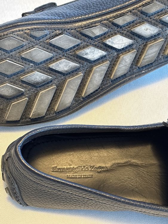Zegna Leather Loafers EU 9.5 US 8.5 (43) 2
