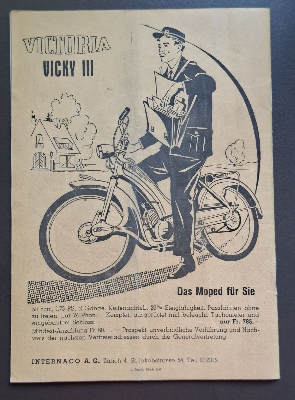 Riviste & Magazine: Vier Kantone Rundfahrt Programm 1955 guter Zustand – Usato da Siebnen venduto da Leissav