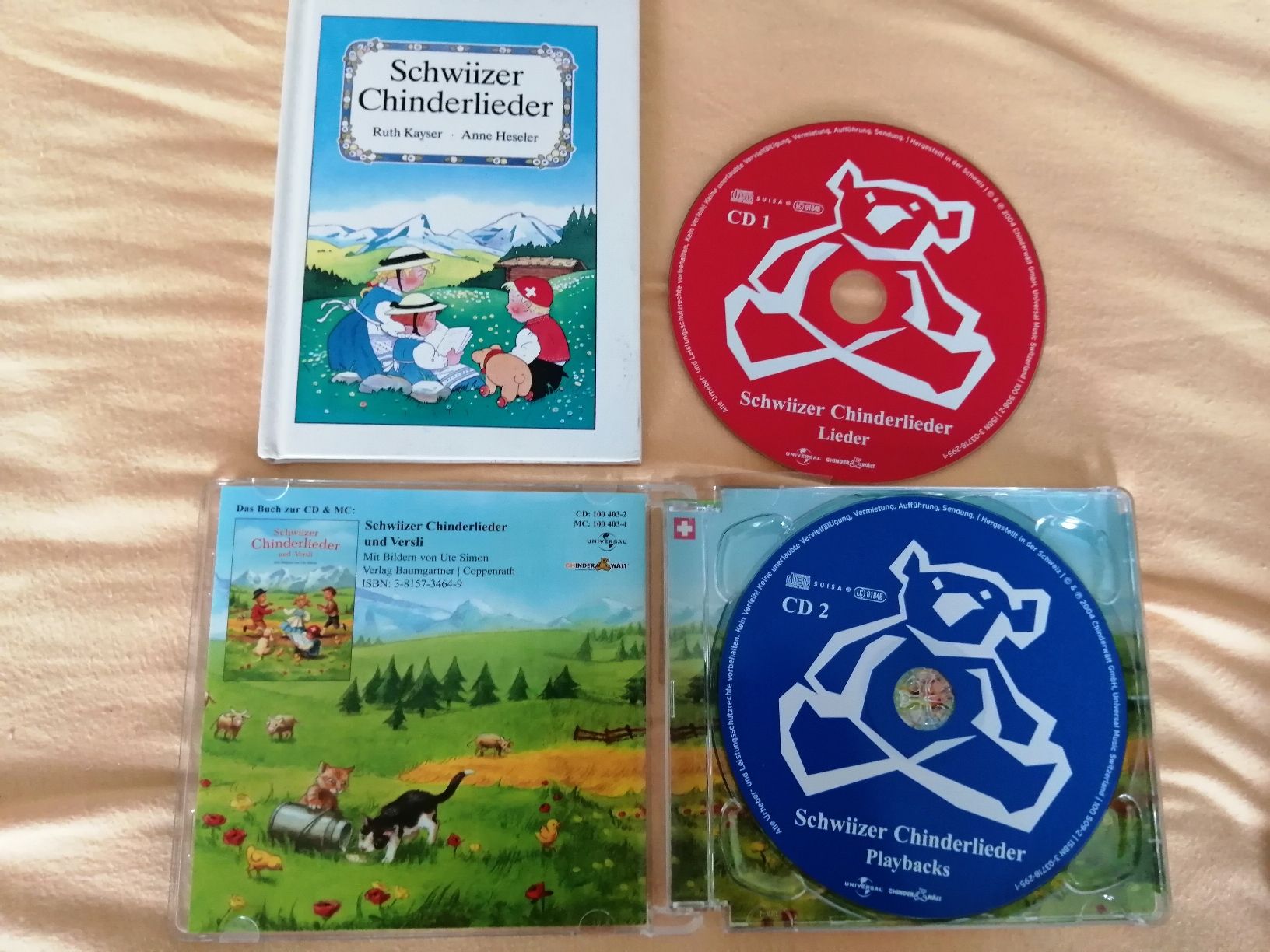CD: Schwiizer Chinderlieder 2 CDs und Büchlein – Nuovo (secondo la descrizione) da Wettingen venduto da penelope39 1