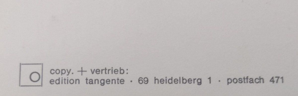 Autographes: JOSEPH BEUYS - EURASIENSTAB – D'occasion à Goldach par Gaip 5