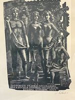 Xilografia pezzo unico 1960 Aldo Patocchi