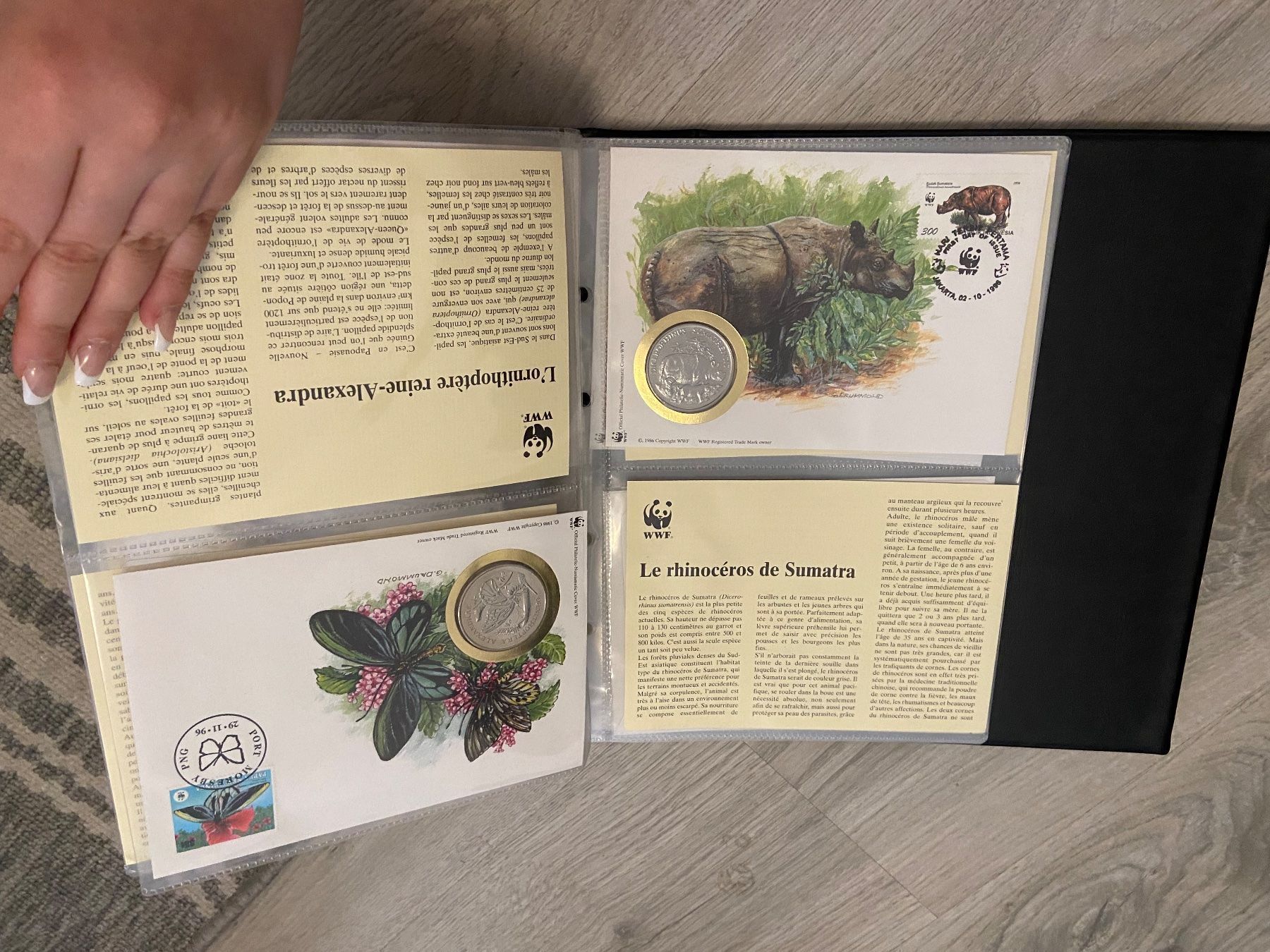 Alle Münzen: Collection de 19 pièces d'argent du WWF – Gebraucht aus Montreux von Perledor 4