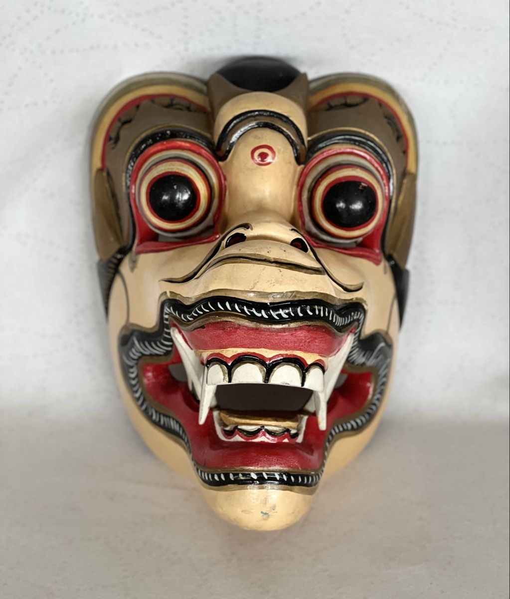 Masques: Vintage  Maske, handgeschnitzt, Sammlerstück – D'occasion à Moehlin par Balirain 7