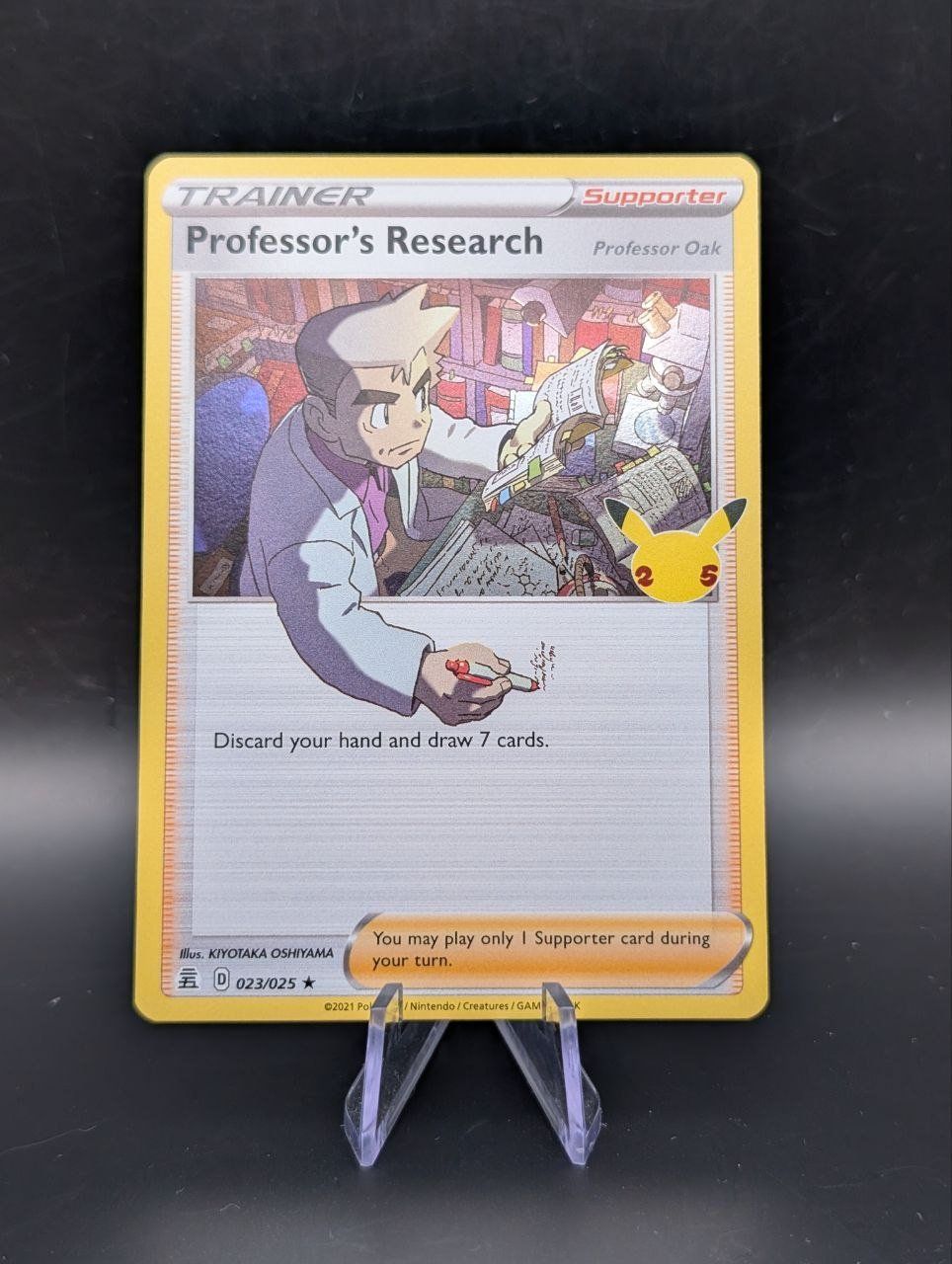 Pokémon Sammelbilder & Trading cards: Professors Research Prof. Eich aus Celebrations (25th Anni.) – Gebraucht aus Ennetbürgen von Home_of_TCG
