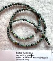 Türkis Tuquoise    Africa extra!!!  4 mm    rund    speziell