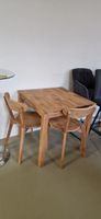 Bistrotisch Set Eiche massiv neu